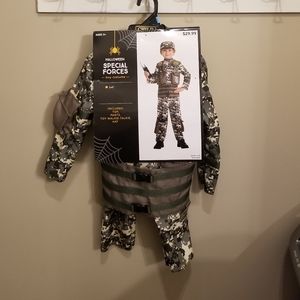 NWT army camo costume 3T